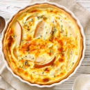 Torta salata gorgonzola e pere, facile e perfetta in primavera